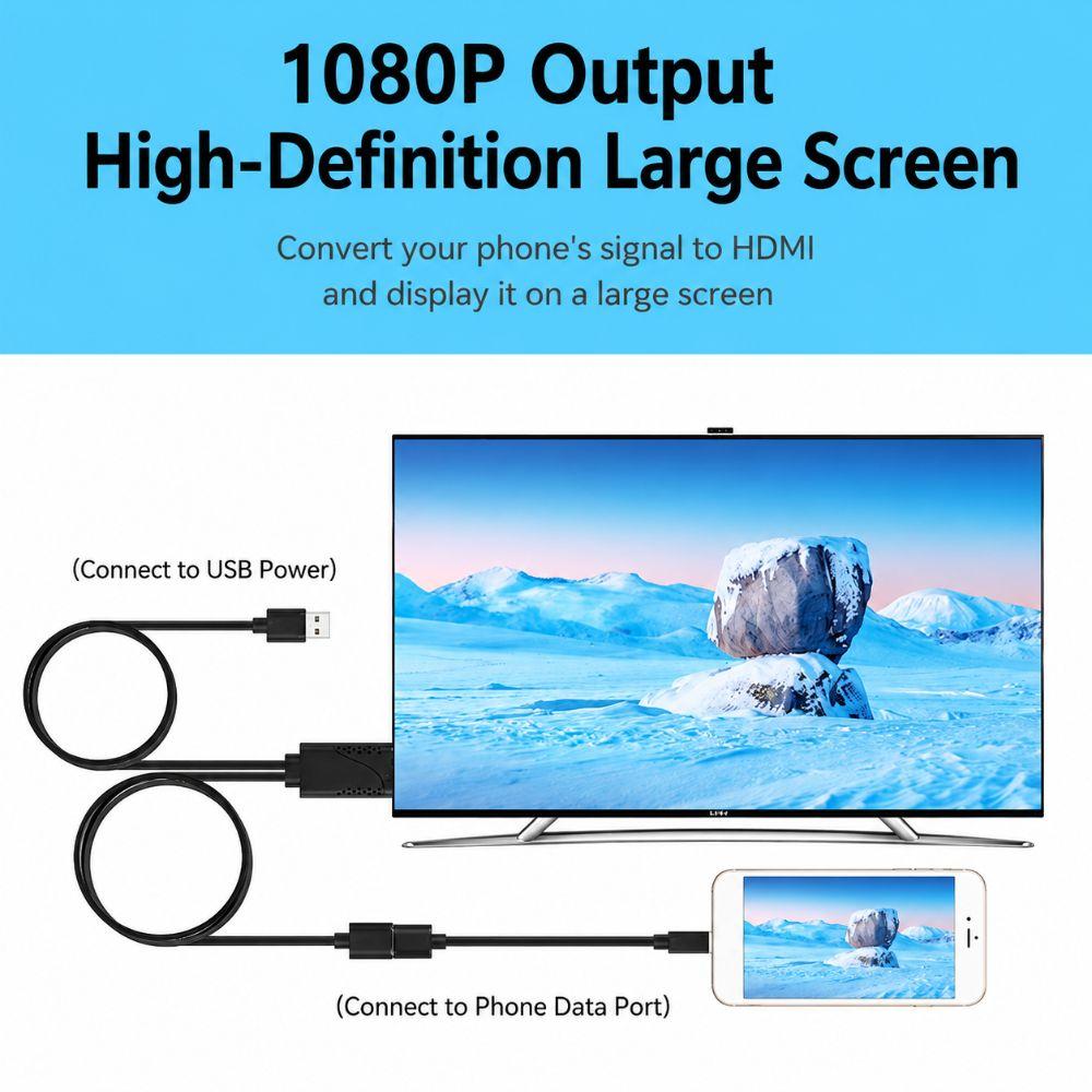 High Speed USB To HDMI Adapter Plug And Play HDMI Cables Projector Display Adapter  Projector