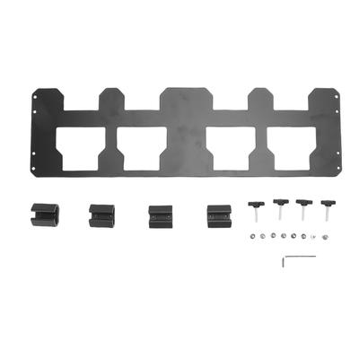 Mounting Plate Fit for Packout Metal Toolbox Front Organizer Storage Bracket for Crate Half Full Width Storage Case