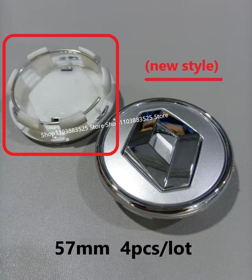 4pcs 54/57/60mm Wheel Center Hub Caps For Renault Duster Megane 2 3 4 IV Clio Duster Fluence Logan Captur Arkana Laguna MK4 MM8