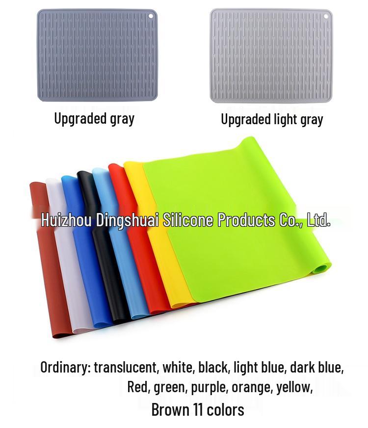 Silikon Rutschfestes Schneidebrett und Abtropfmatte