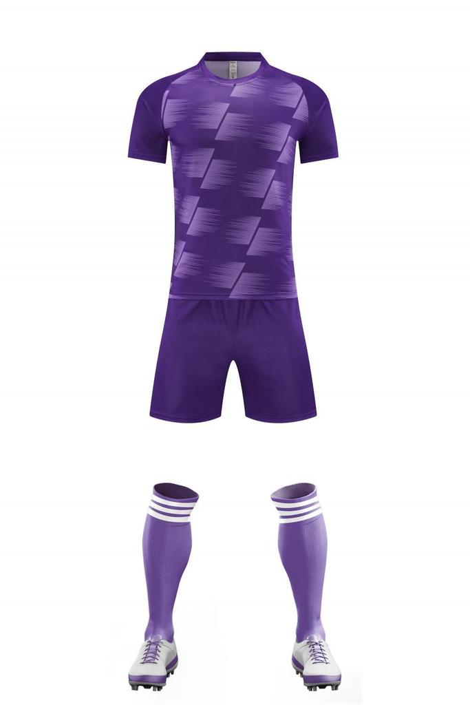 Costume de Football Diy Personnalisé Entraînement Compétition Costume 607 Manches Courtes