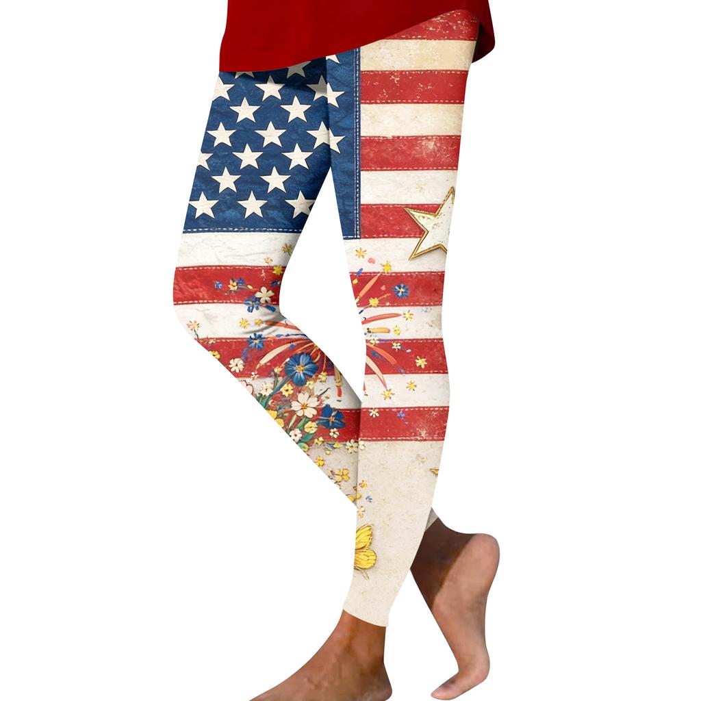Pantaloni Casual Stampati a Gamba Dritta Moda Donna Pantaloni Yoga Stampati Slim per Esterno