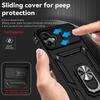 For Samsung Galaxy A04 Case Samsung Galaxy A04 A14 A24 A34 A54 5G Slide Camera Len Phone Cover Shockproof Stand PC Silicon Cover