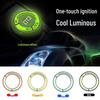 Glow Ignition Switch Decorative Ring - Interior Button Sticker for Car