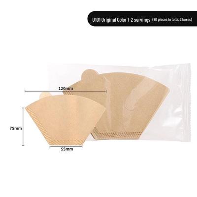 Zhaoran Fächerförmige Handfilterpapier für Kaffee