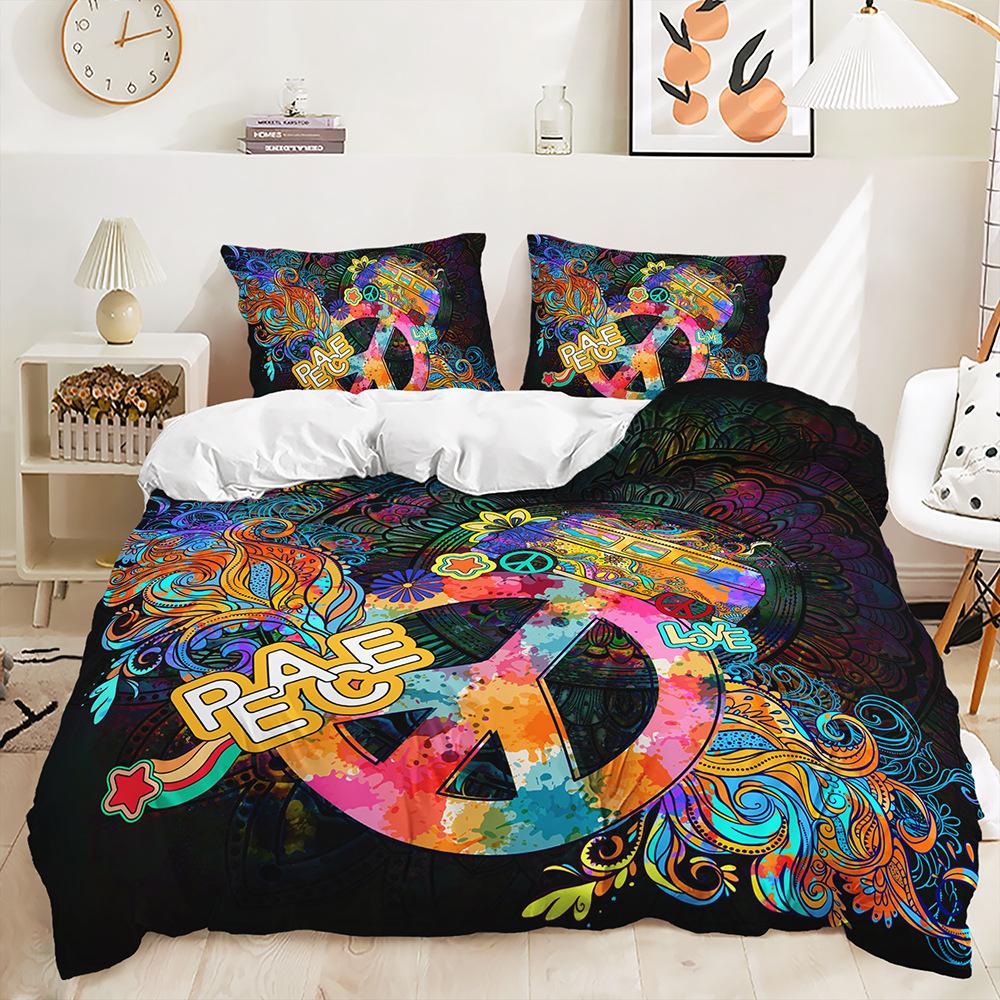 3D Sunflower Bedding Set Animal Duvet Cover Pillowcase 2/3 Pieces Soft Home Textile AU/DE/ES/EU Full Size Home Decoration Holiday Gift