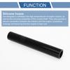 UXCELL 1 Pcs 22/25/28/30/32/35/38/40 mm ID 200mm Length 4mm Thickness 0 Degree Black Car Silicone Hose Coolant Hose Universal