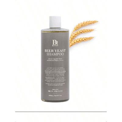 Szampon z drożdżami piwnymi Benton 500 ml, Szampon biotynowy na wypadanie włosów do włosów przerzedzających się – Dodający objętości, Terapia na porost włosów, Ukojenie skóry głowy – Paraben