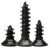 FA Black Carbon Steel Countersunk Self-Tapping Screws M2/M3/M4 - Small Flat Head