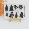 Tree Seedlings Transparent Clear Stamps Silicone Seals Roller Stamp for DIY Scrapbooking Photo Album