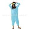 Animal Theme Cartoon One-Piece Pajamas Platypus Fleece Couple Loungewear