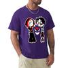 Interesting Cartoon Emo T Shirt Harajuku Short Sleeve T-shirt 100% Cotton Graphics Tshirt Tops
