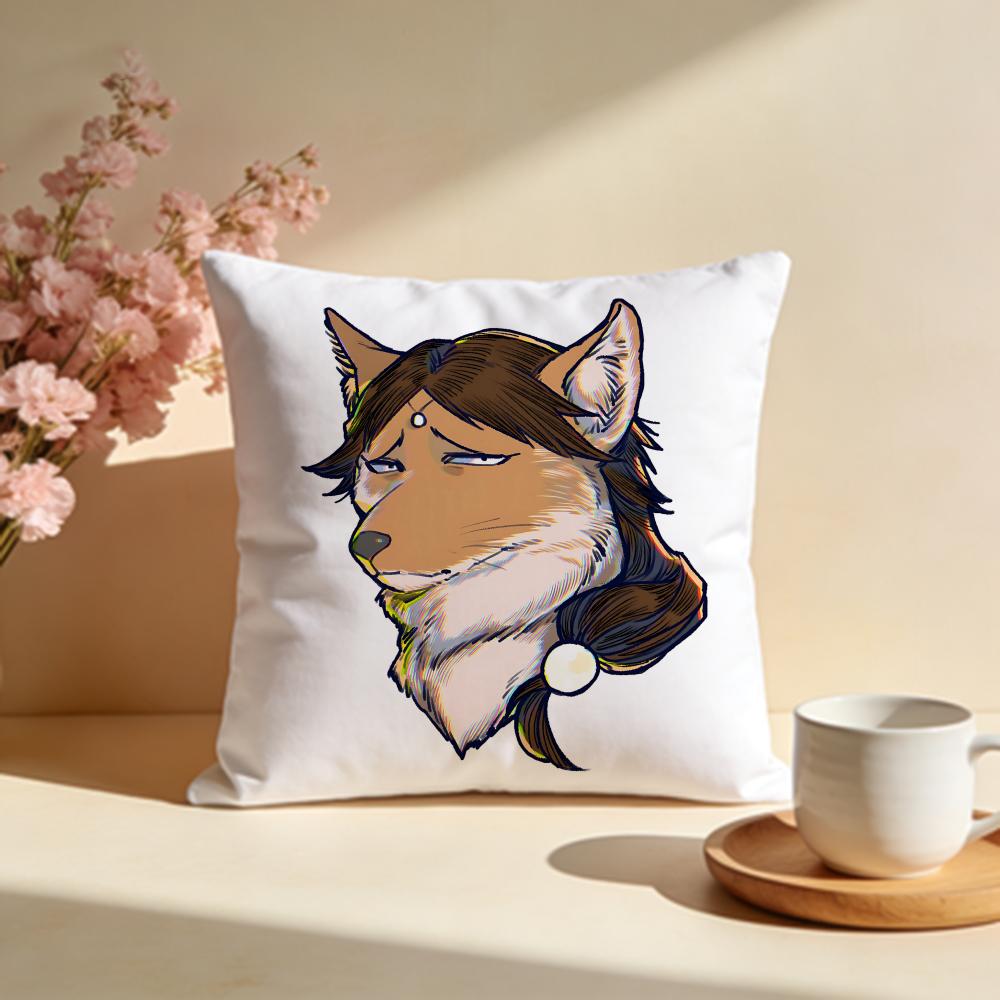 Elusive Tibetan Fox Cushion Cover Soft Pillow Cases for Home Bedroom Living Room Sofa