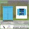 Outdoor Anti-Corrosion Sunscreen Storage Cabinet for Garden and Courtyard