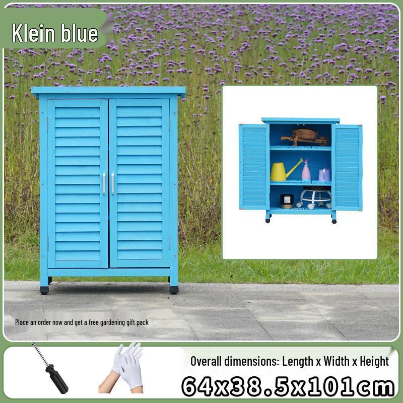Outdoor Anti-Corrosion Sunscreen Storage Cabinet for Garden and Courtyard