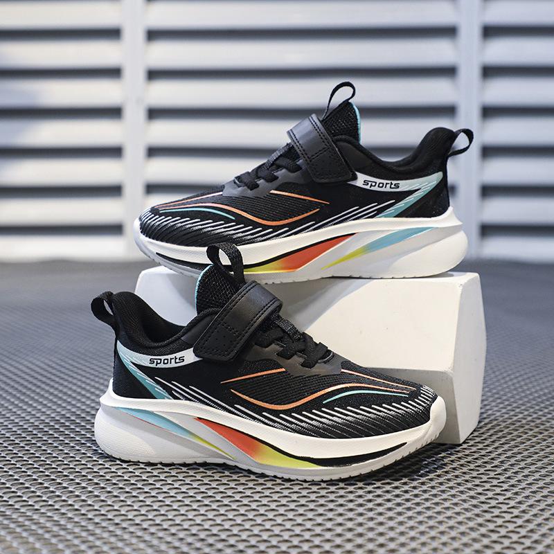 Children's running shoes Spring and summer mesh breathable, light, comfortable, fashionable and versatile students, middle and older children and b