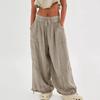 2023 Bestselling Women's Casual Solid Tie-Up Wide Leg Pants with Pockets
