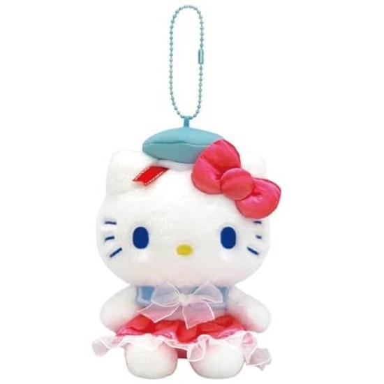 Nakajima Corporation Sanrio Characters Sherbet Marine Hello Kitty Mascot H13W9.5D7cm