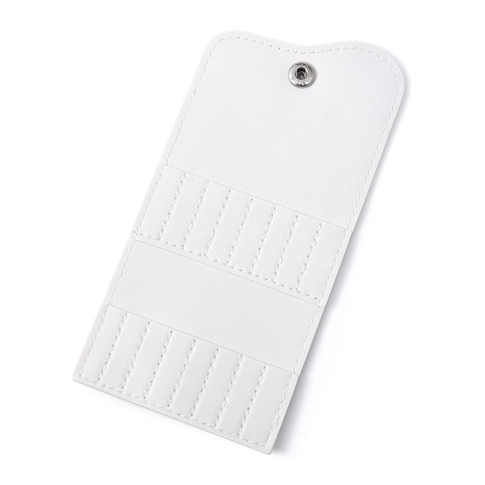 16 Steckplatz Faltbare Nagelfräser Weiche Tasche Tragbarer Halter DIY Nail Art Werkzeug Aufbewahrung Schleifen Polierkopf Taschen Maniküre Zubehör