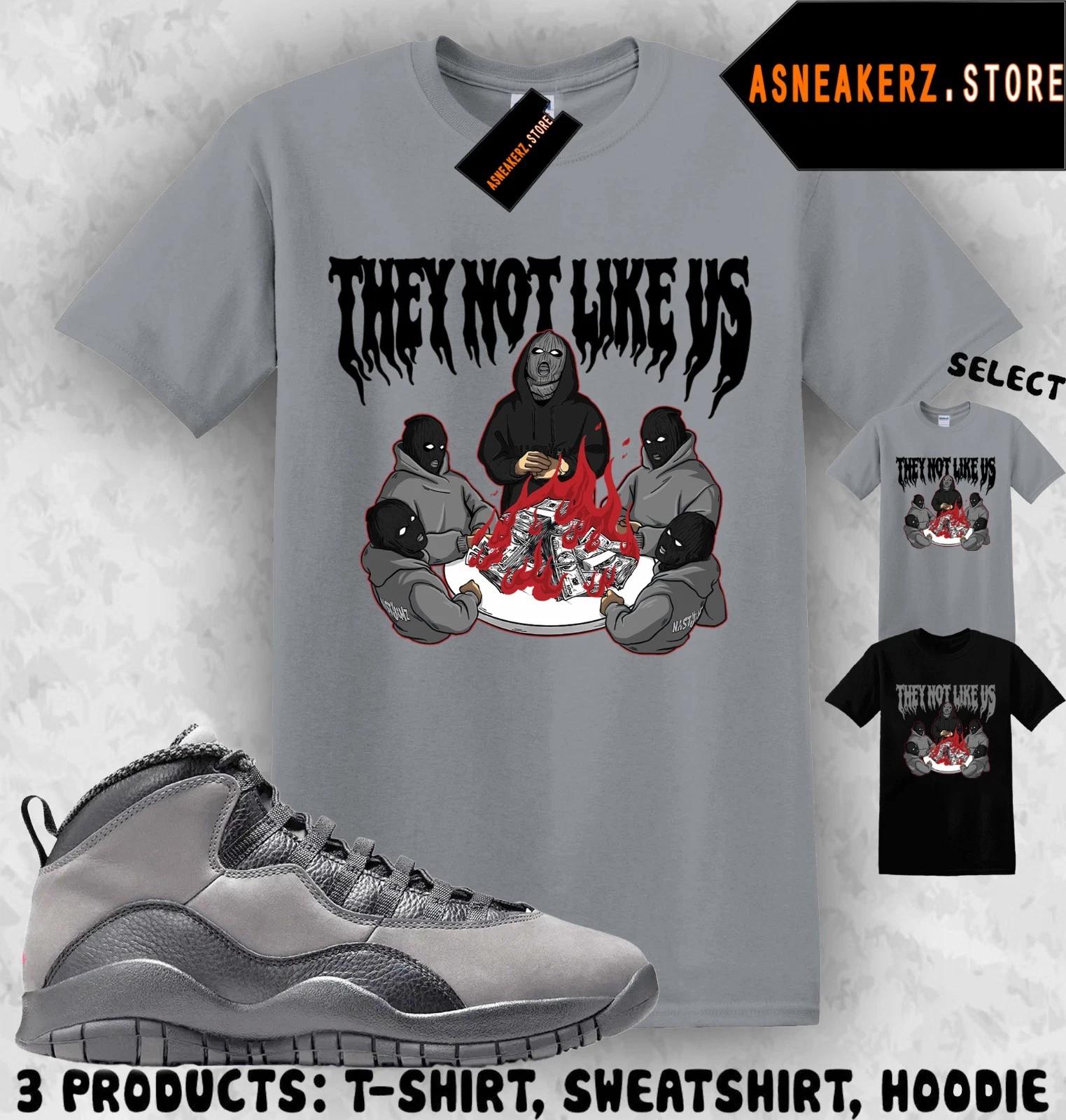 Shirt To Match AJ 10 Shadow 2025 Sneaker Matching Tee Not Like Us T-Shirt 2XL