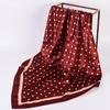 Head Scarf Women Luxury Brand 90×90cm Silk Square Scarf Satin Bandana Cheveux Soft Neckerchief Hijab Hair Scarves For Ladies