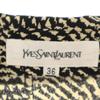 Yves Saint Laurent 90s Old Overall Handle Long Sleeve Half Button Knee-length Dress Women Used
