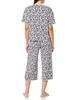 Amazon Essentials Navy Jersey Pajama Set with Silhouette Floral Size Small Women's Print,