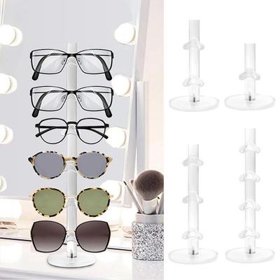 Glasses Storage Acrylic Sunglasses Glasses Display Racks Transparent Multi Layers Glasses Showcase Shelf Eyewear Frame Organizer