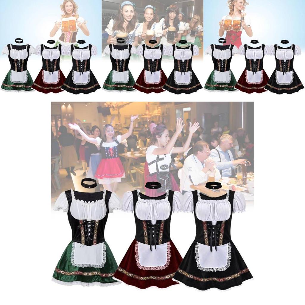 Stylish Halloween Beer Girl Dress Flattering Bodycon Stage Outfit For Women Available In Multiple Sizes