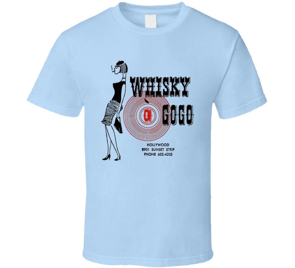 Whiskey A Gogo T Shirt Light Blue Size S-5XL 68T12