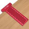 Easy Writing Hole Positioning Ruler 100mm Metric Scale Measuring Tool  Carpenter Use