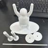 Funny Toilet Paper Shelf 3d Printing Weightlifting Figurine Napkin Rack Home Decor Organizer For Tissue Rolls, Wipes, Towels