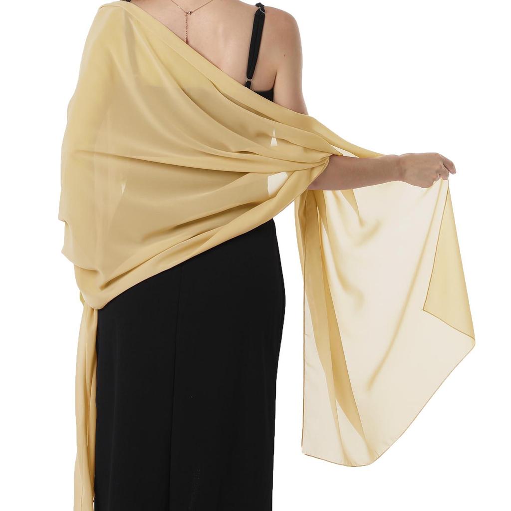 Women's Chiffon Evening Shawl and Wrap for Weddings and Bridesmaids
