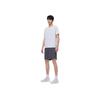 Anta Running Series Letter Round Neck Pullover Sports Short Sleeve Raglan T-Shirt Men Tops Salt-Crystal-Gray 152425110-1