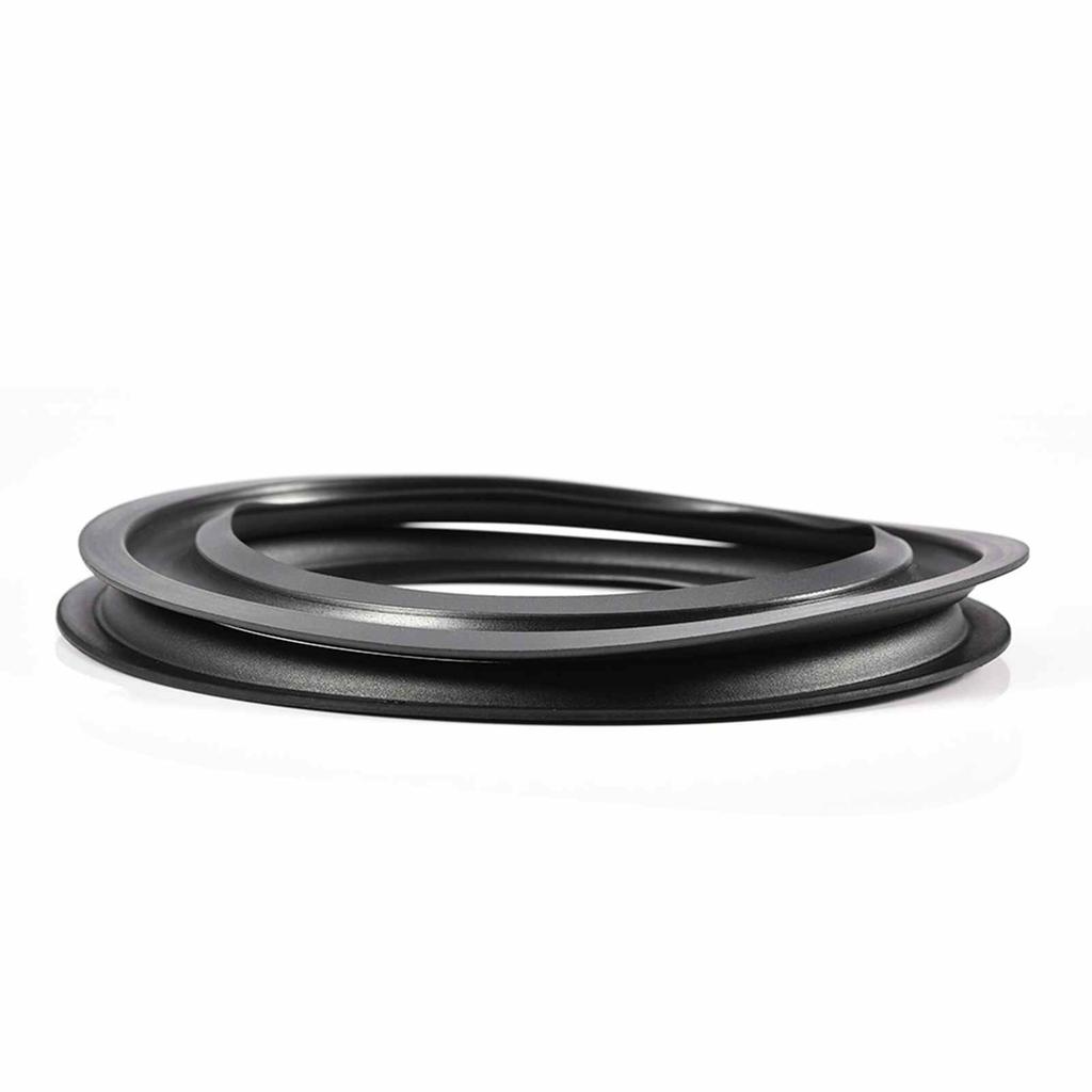 4 stuks 6 inch Rubberen Luidsprekerrand Slijtvast Geperforeerde Subwoofer Schuimrandringen voor Luidsprekerreparatie DIY