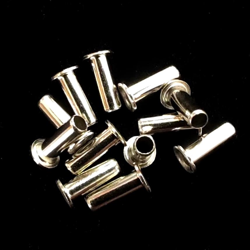 20pcs/Lot Replacement Hollow Rivet Fit For Zippo Lighter Fire Wheel Repair Parts Lighter Inner Liner Gear Steel Wheel's Rviets