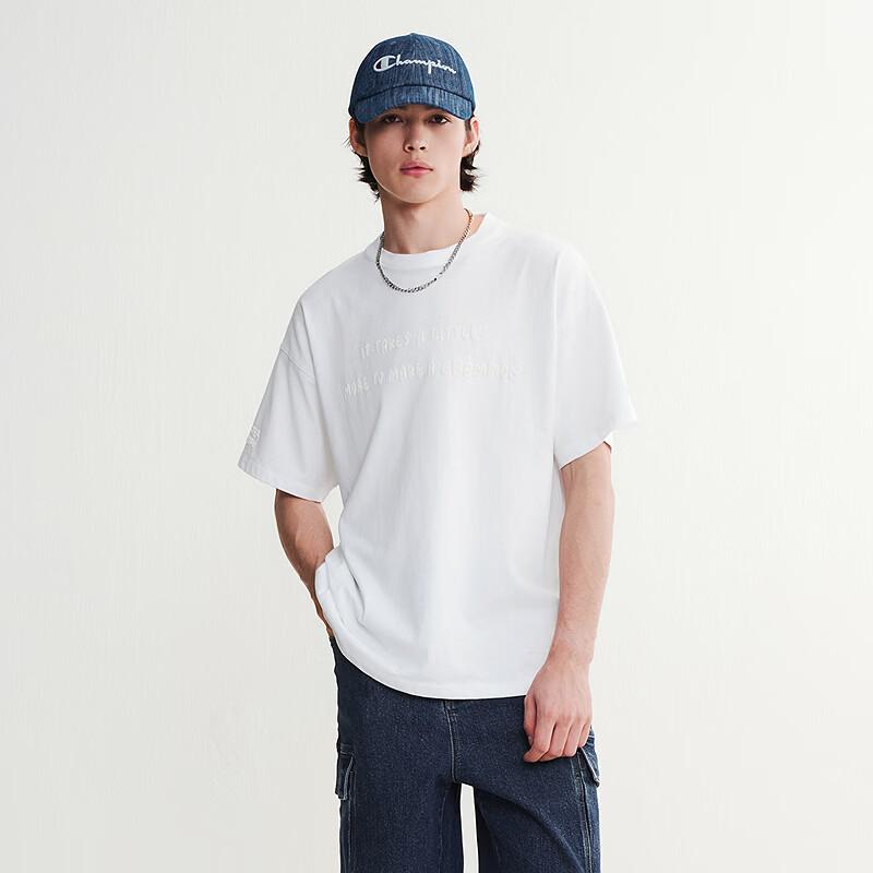 Champion Unisex Cotton Short-Sleeve T-Shirt with Logo