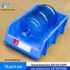 Angled Entry Heavy-Duty Plastic Storage and Organizer Box for Components and Hardware