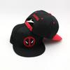 Adjustable Baseball Deadpool Cap Flat Brim Hat Accessory Decorations