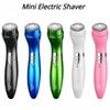 Mini Elektrikli Tıraş Makinesi Erkekler Taşınabilir Araba Seyahat Şarj Edilebilir Tıraş Makinesi Jilet Epilatör Tüy Alma Yüz Vücut Bakımı Erkek Kadın