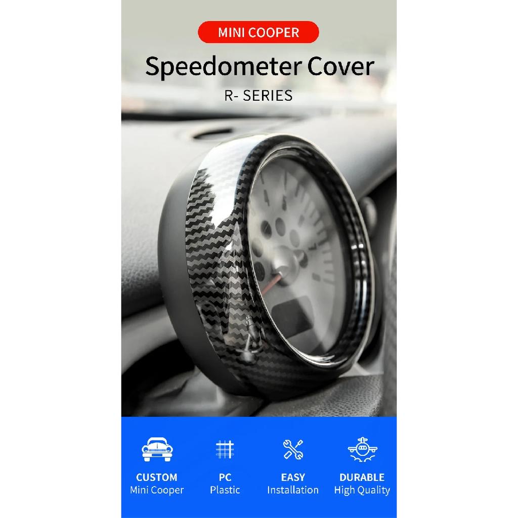 Car Tachometer Trim Bezel Cover Dashboard Speedometer Decoration Stickers For Mini Cooper R50 R52 R53 R55 R56 R57 R58 R59 R60 R6