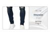 Europäische und amerikanische trendige Hip-Hop Ripped Badged Skinny Jeans für Herren