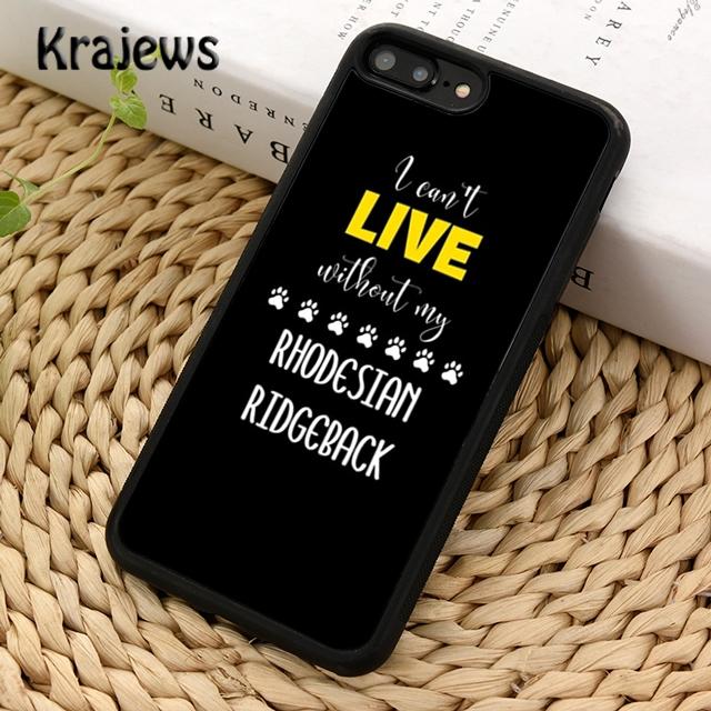 Krajews Rhodesian Ridgeback Dog Soft Phone Case Cover For iPhone 16 15 SE2020 14 6 7 8 Plus 11 12 13 Pro Max Coque Fundas