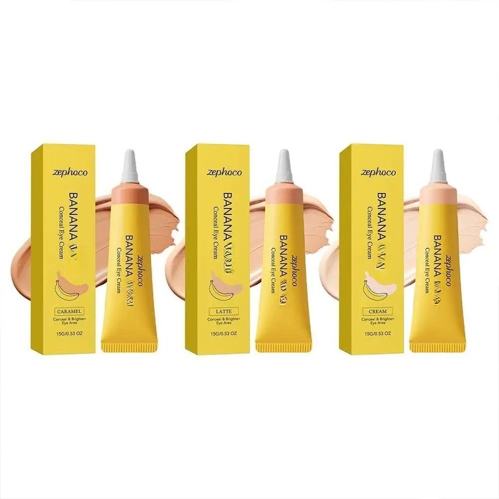 Premium Banana Pdrn Under‑Eye Concealer, Dark Circles Blemish Cover, Lightweight Moisturizing Brightener