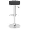 Vidaxl Bar Stools, 2 Pcs, Black, Upholstered In Fabric