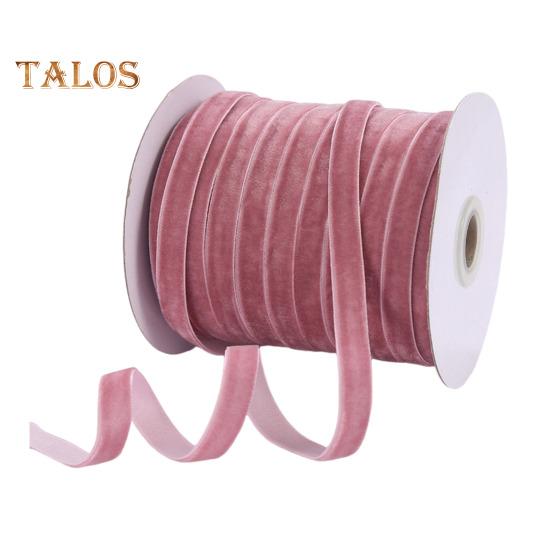 

1 рулон бархатной ленты 50 ярдов шириной 1 см роскошная бархатная лента однотонная рождественская бархатная лента для товаров для творчества подарочная упаковка свадебный декор 1cm 1pc розовый