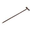 3 Sections Wooden Walking Cane Wenge Collapsible Folding Hand Walking Sturdy Ergonomic Stick for