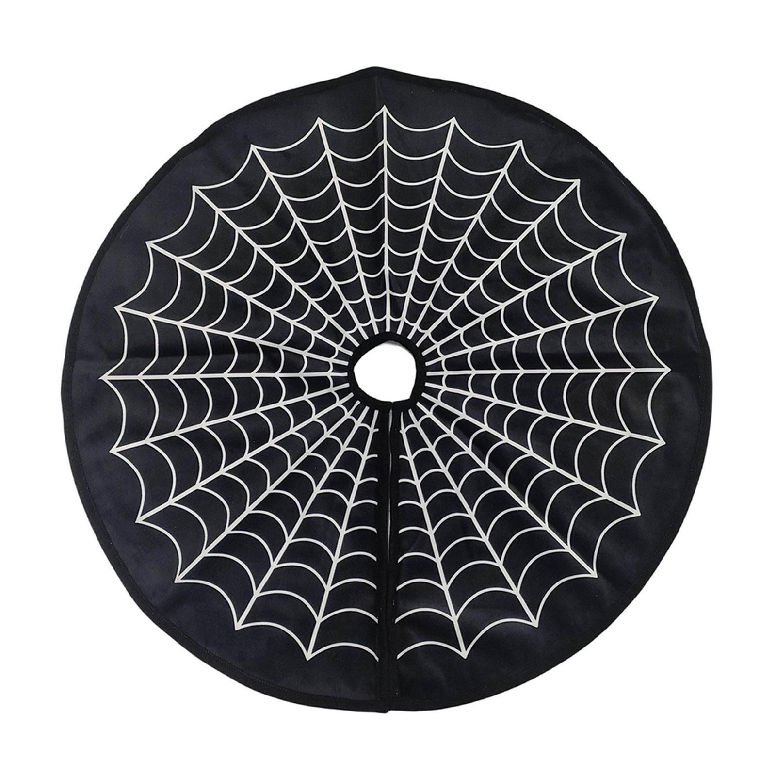 

Юбка для дерева на Хэллоуин Юбка для паутины на дереве Коврик с круглыми ножками Декорации для Хэллоуина Товары для вечеринок 3 размера C