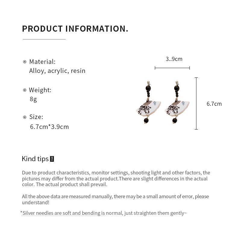 Neo-chinese Style Bamboo Joint Flower Earrings Imitation Pearl Fringe Earring New National Tide Personality  Earrings for Women