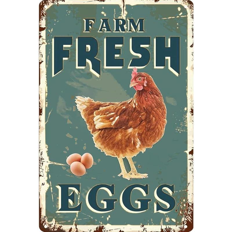 "Live" Word Metal Sign, Retro Wall Art Decor